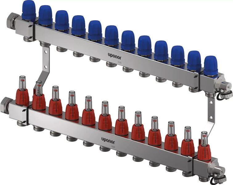 Uponor Vario C sadalītājs FM 12x3/4 Euro (12 loki)